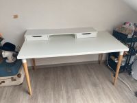 Ikea Schreibtisch 150x75 - Bildschirmerhöhung Alex/Hilvar/Linnmon Rheinland-Pfalz - Oberweis Vorschau