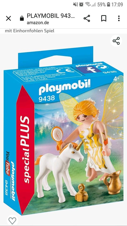 Playmobil Fairies Set 9138, 70299, 9139, 70059, 5596, 9438, 5381 in Probsteierhagen