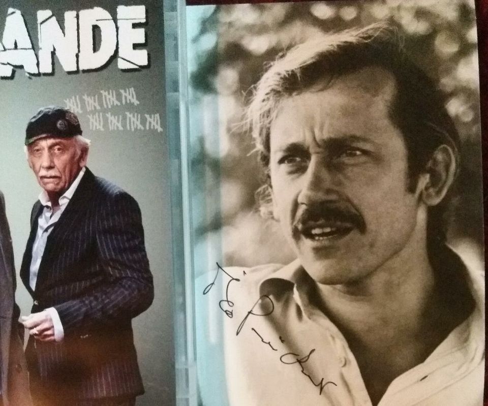 Alte Bande DVD Autogramm Mario Adorf +Tilo Prückner in Cappeln (Oldenburg)