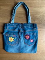 Jeanstasche DIY FlowerPower blau/bunt Hessen - Weinbach Vorschau