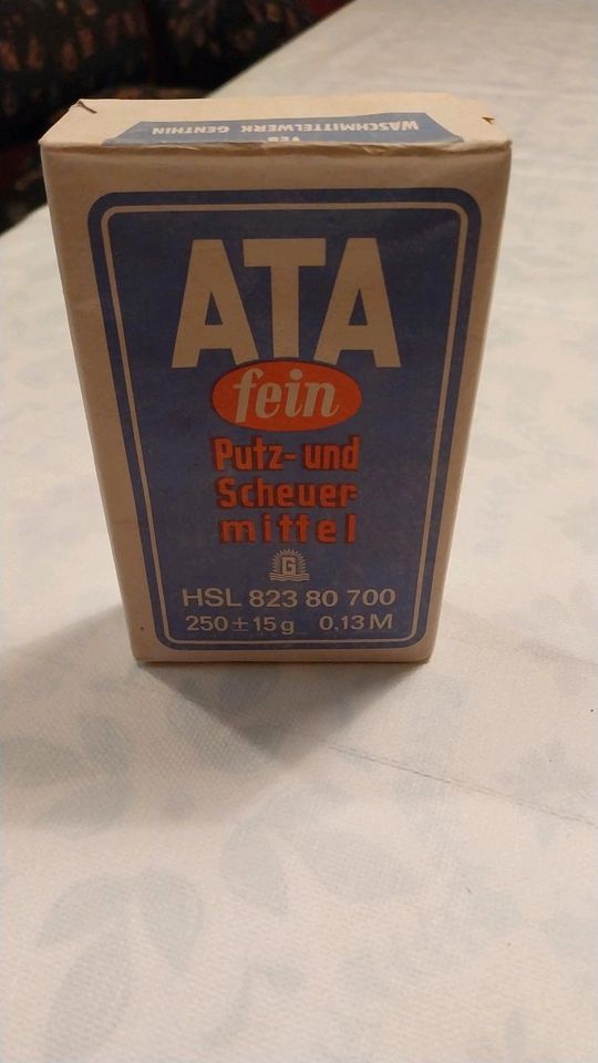 4 alte, nostalgische "Putzmittel" in Miniatur in Kempten