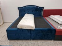 Bett Boxspringbett Bettkasten Topper Samt 180cm Möbel UVP 1379€ Hessen - Herbstein Vorschau