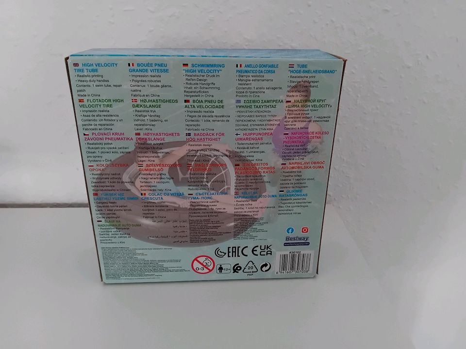 NEU Bestway - Schwimmring aufblasbar schwarz in Weimar