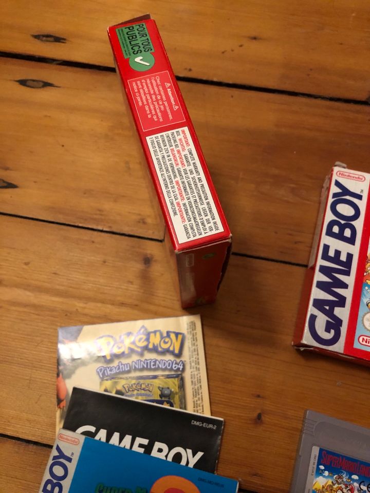 Gameboy Classic Super Mario Land 1 und 2 in OVP + Anleitung in Bedburg