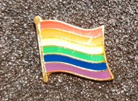 Anstecker Pin Brosche Regenbogen Gay Toleranz Nordrhein-Westfalen - Lüdinghausen Vorschau