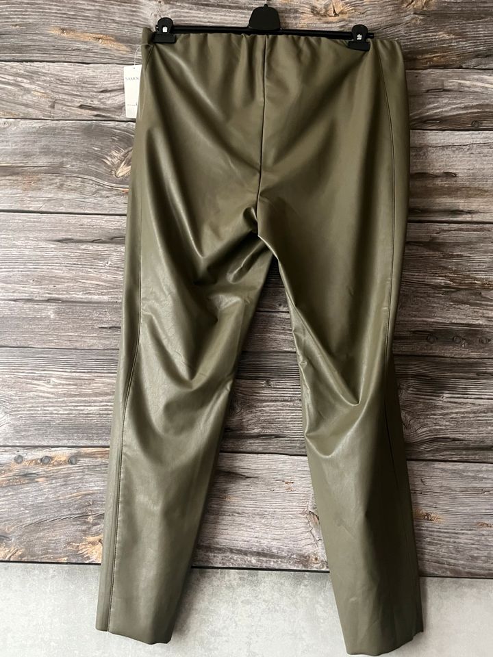 Samoon Damen Hose Leder Imitat Gr.48 neu mit Etikett in Bürgstadt