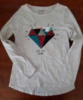 Mädchen Langarmshirt Oberteil Gr. 158/164 hellgrau Eimsbüttel - Hamburg Stellingen Vorschau