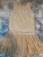 Vertbaudet Kleid Beige-Gold  Gr 152 festlich! Nordrhein-Westfalen - Velbert Vorschau