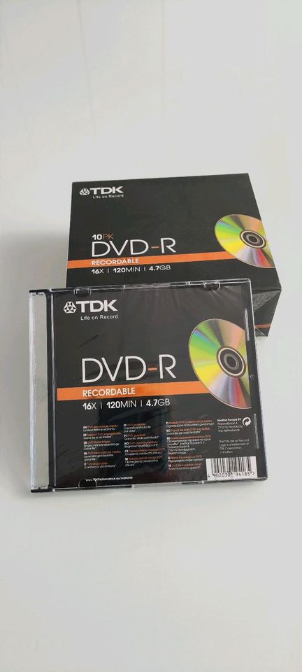 TDK DVD-R, 11 Rohlinge, NEU & OVP in Zuzenhausen