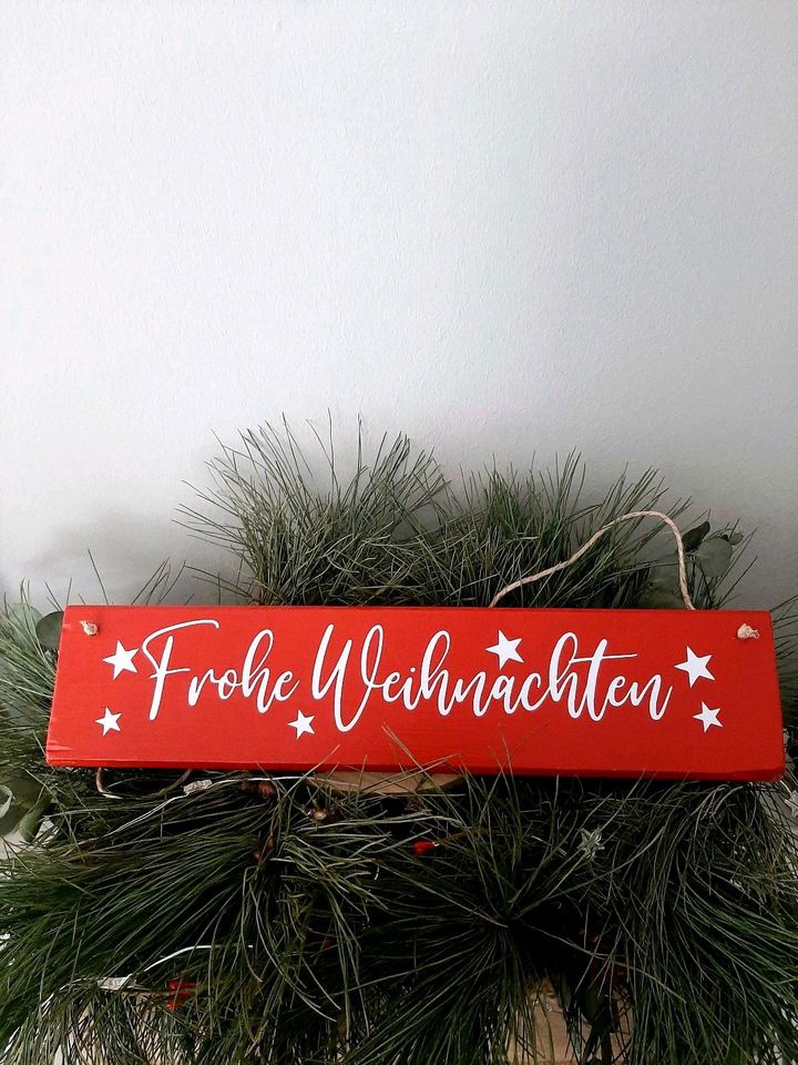 Schild Holzschild Weihnachten Geschenk Deko Adventsdeko Holz in Hamburg