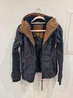 Jacke von Naketano 36 blau mit bunten Herzen Baden-Württemberg - Rottweil Vorschau
