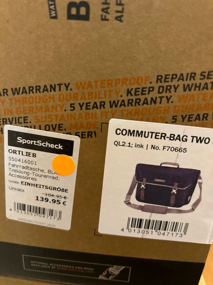 Ortlieb Commuter Bag Two Neupreis 139,95 € neu Fahrradtasche in Schwäbisch Hall