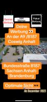 Werbung Banner Plakat Plakatwerbung mieten A9 B187 100% Sicht Coswig (Anhalt) - Buko Vorschau