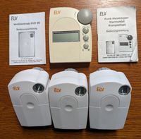 Drei elektonische Heizkörperthermostaten mit Steuergerät Niedersachsen - Langenhagen Vorschau