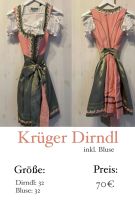 Krüger Dirndl Gr. 32 Bayern - Hofkirchen Vorschau