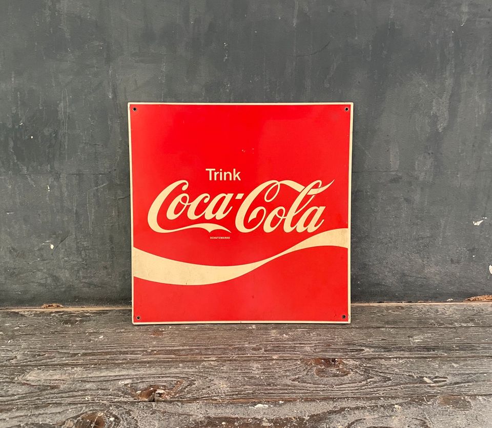 Original Coca Cola + Lift Schild 70er Jahre in Düsseldorf