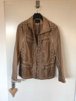 Jacke Bikerstyle braun Gr 46 Brandenburg - Hennigsdorf Vorschau
