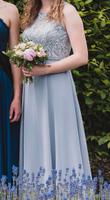 Elegantes Abendkleid in Silbergrau Nordrhein-Westfalen - Ahaus Vorschau