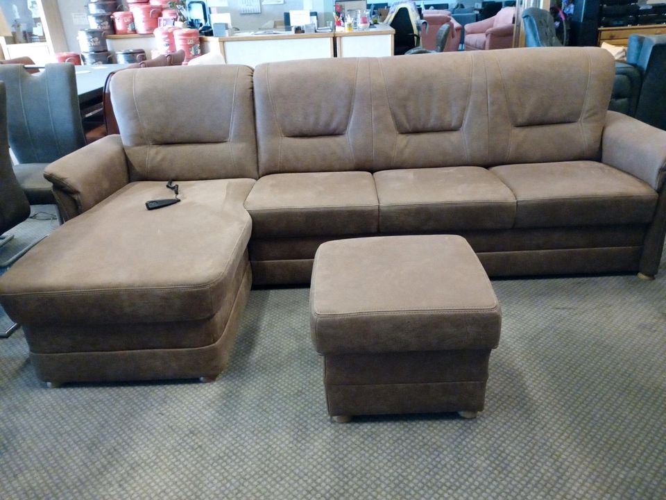 Ecksofa Eckcouch Cappuccino Farbe El. Liegefunktion 290×150 cm in Heinsberg