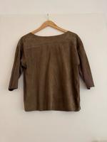 Marc O‘Polo Bluse Veloursleder Braun Hessen - Bad Nauheim Vorschau