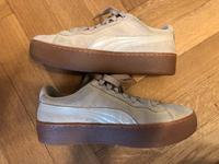 Puma Sneakers 38, Gr. 5, beige, softfoam, Bayern - Stadtbergen Vorschau