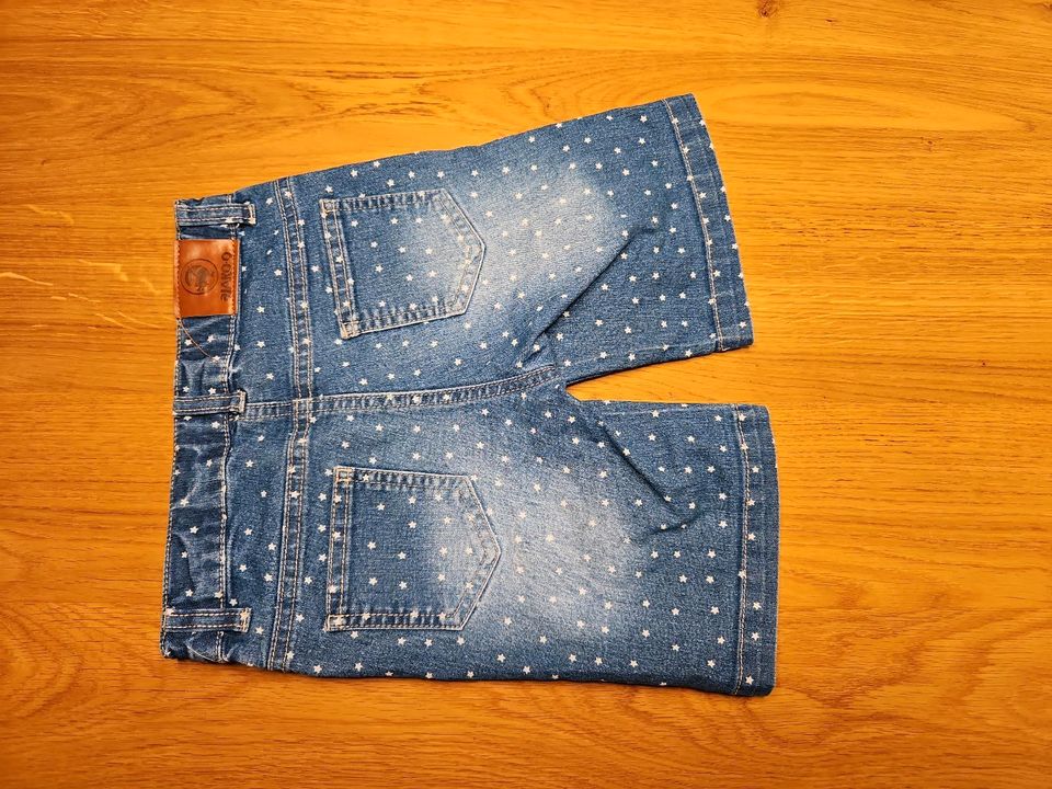 Jako-o Jeans Shorts 128 Sterne Mädchen in Eggenstein-Leopoldshafen