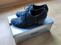 Gabor Trotteur Pumps Hochfront 5,5 bzw. 38,5 Nubuk Leder blau Harburg - Hamburg Moorburg Vorschau