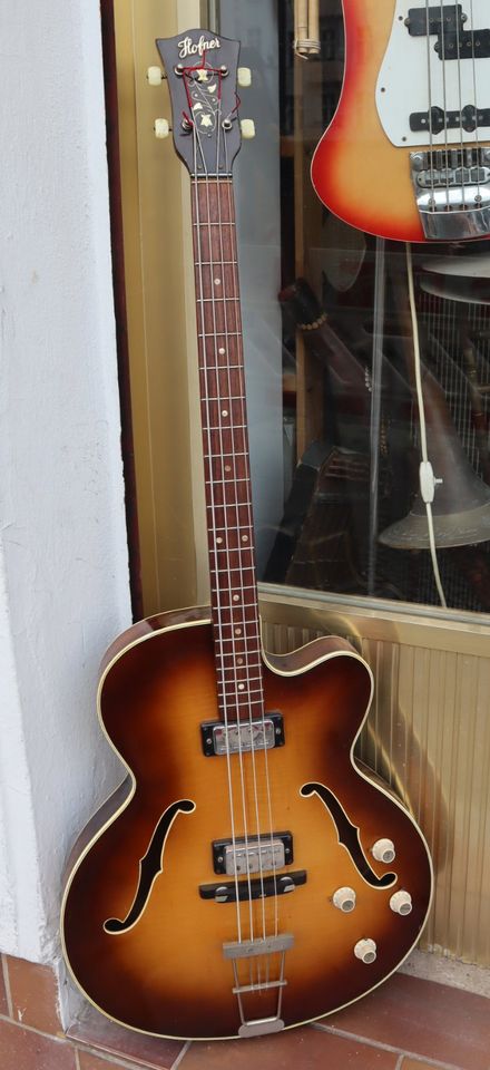 alter Hofner President 500/5 Bass Halbakustik, 60s rare & vintage in Berlin