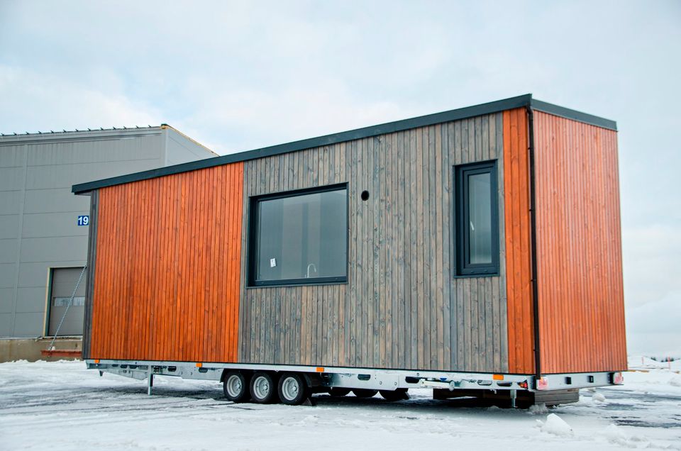 WANDERLUST Tiny House PANORAMA 7,20m Ausklappbare TERRASSE in Tornesch