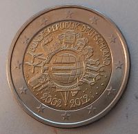 2 Euro Münze 10 Jahre Einführung Euro Bargeld 2002 -2012 Bayern - Straubing Vorschau
