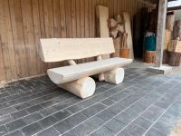 Bank Baumstammbank Gartenbank Bierbank Biergarten Holz Geschenk Bayern - Landsberg (Lech) Vorschau