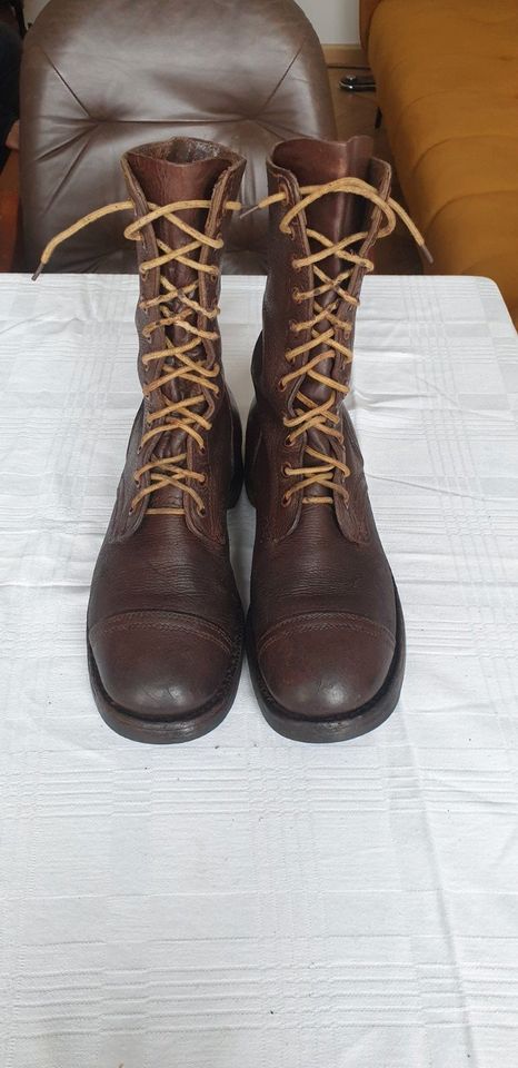 USA Army Boots BW Knobelbecher Kampstiefel Bundeswehr Gr. 42 in Marklohe