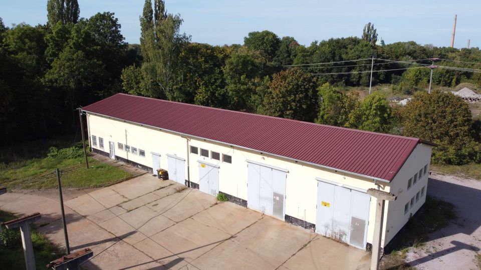 Lager / Halle optional mit Außenstellflächen im Gewerbegebiet Ohrdruf zu vermieten in Ohrdruf