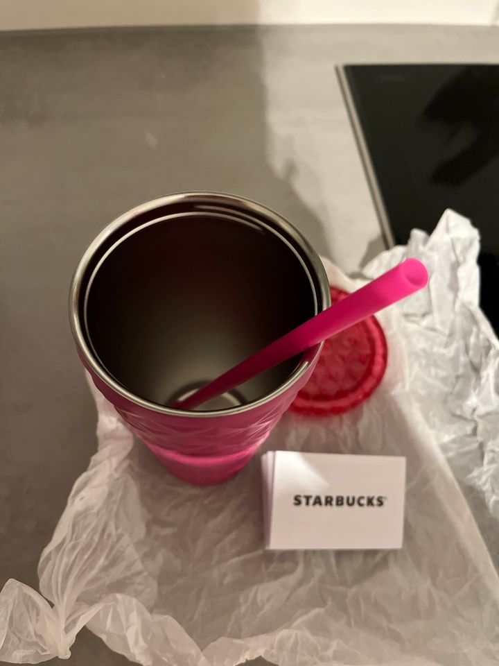 Neu! Starbucks  Cold Cup ss pink dion Edelstahl ca 590ml / 20 OZ in Düren