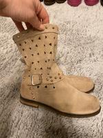 BUFFALO SOMMERSTIEFELETTEN GR 36,5 BEIGE VELOURSLEDER Bayern - Landshut Vorschau