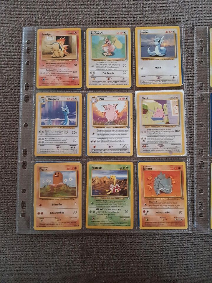 Pokemon Sammelkarten 52 Stk 1995/96 in Niemetal