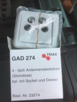 TRIAX GAD 274 Antennensteckdose SAT 4-Fach Neu OVP 23274 Niedersachsen - Burgdorf Vorschau