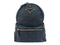 MCM Nylon Leder Rucksack Backpack Stark Medium Schwarz Logo Print Schleswig-Holstein - Schleswig Vorschau