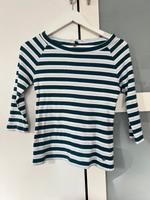 Street One 3/4 Shirt gerippter Stoff blau weiß Hessen - Grünberg Vorschau