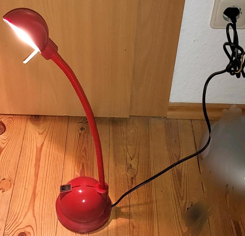 Schreibtischlampe Lampe für Büro Schreibtisch Farbe Rot in Nürnberg (Mittelfr)