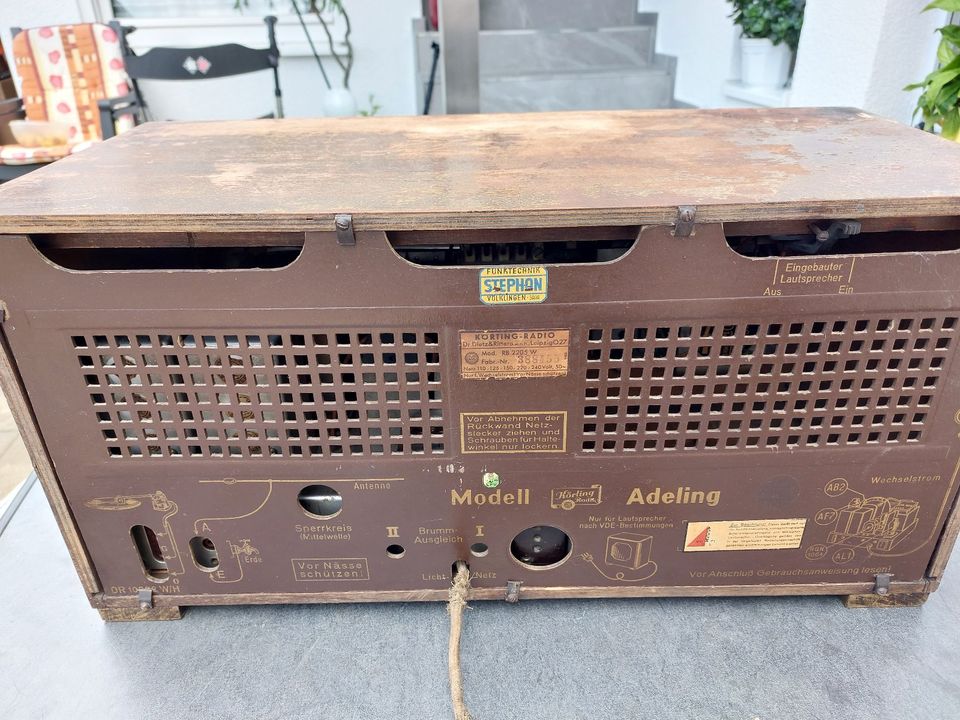 Altes Röhrenradio KÖRTING Adeling RB2205W DreisigerJahre in Göppingen