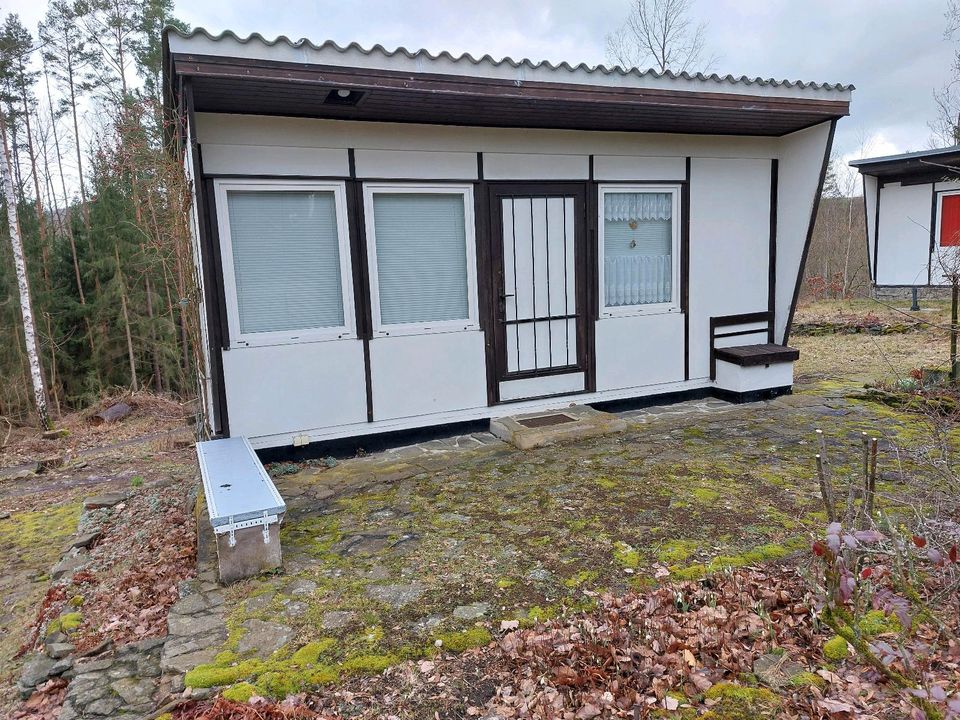 Bungalow an der Hohenwartetalsperre, ca. 350m bis zum Wasser in Pössneck