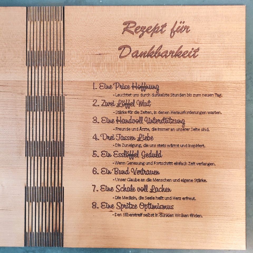  Geschenk Arzt / Ärztin personalisiert: Rezept Dankbarkeit in Neunkirchen Siegerland