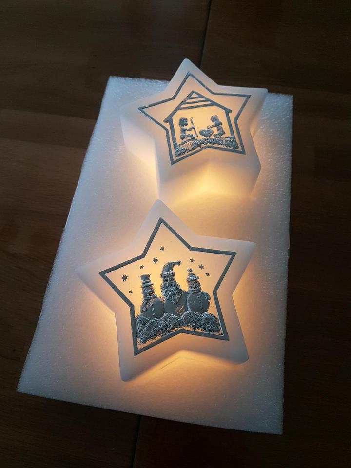 NEU Elambia Stern Kerze LED Licht 781614 Weihnachten Deko Haus in Mehlbach