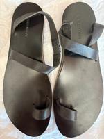 Zehentrenner Sandale, schwarzes Leder, Armani Berlin - Kladow Vorschau