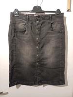 Street One Jeansrock Gr. 42 Schwarz Grau Denim Rock Jeans midi Baden-Württemberg - Kornwestheim Vorschau