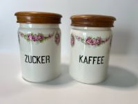 Vintage Vorratsdosen aus Porzellan  Zucker und Kaffee, Holzdeckel München - Trudering-Riem Vorschau