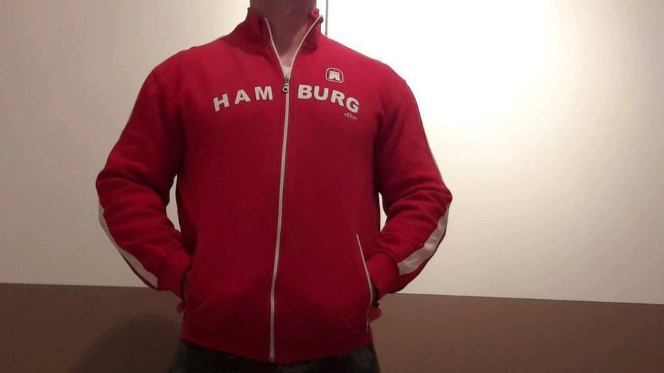 Hamburg-Jacke s.Oliver rot-weiß Größe XL rot weiss in Hamburg