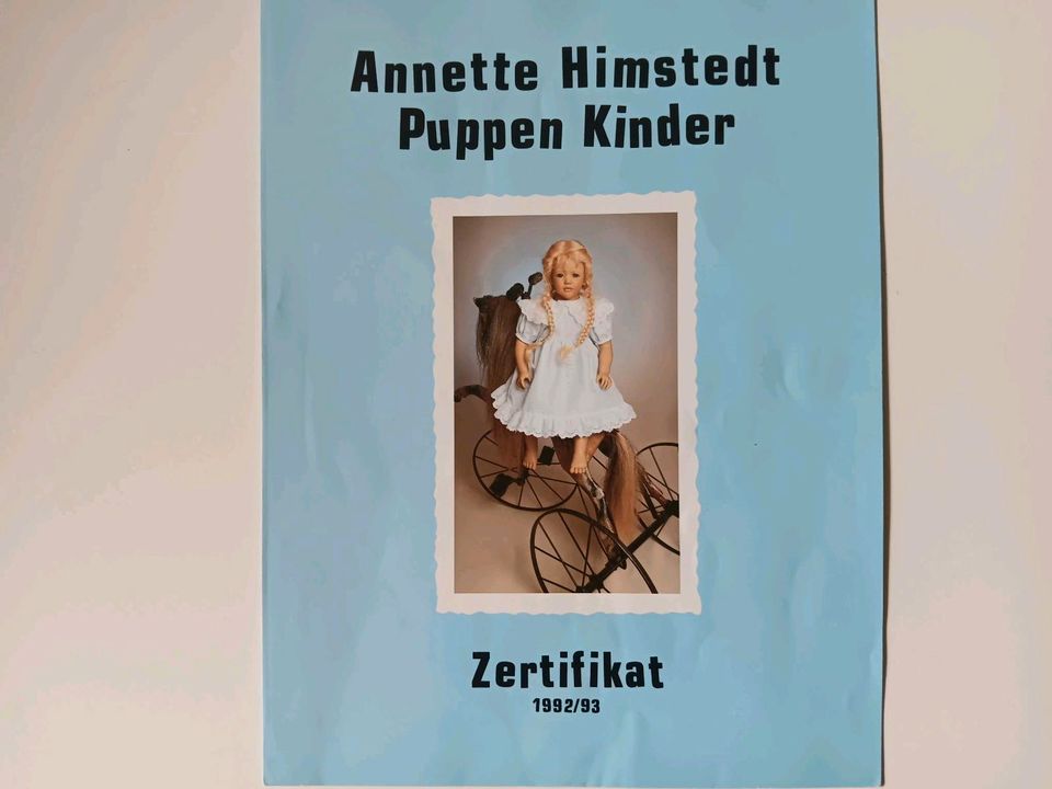 Annette Himstedt Puppenkind JULE inkl. Zertifikat 1992 in Hamburg