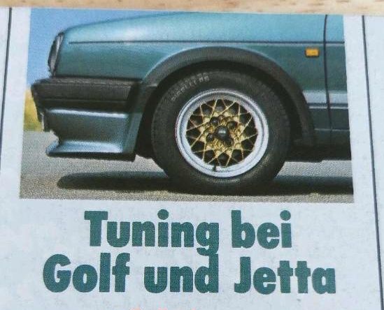 VW Golf II Tuning Abt Oettinger Giering Schultz Authal von 1984 in  Nordrhein-Westfalen - Leverkusen | Ersatz- & Reparaturteile | eBay  Kleinanzeigen ist jetzt Kleinanzeigen